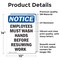 Signmission Safety Culture Sign, 10 in Width, Vinyl Decal, Rectangle OS-2PACK-NS-D-1014-V-11970 - alternate 5
